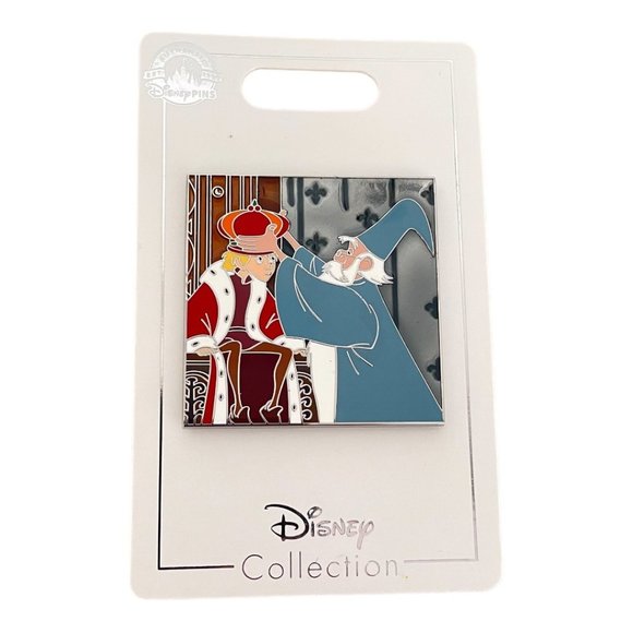 Disney Sword in the Stone King Arthur Wart and Merlin Pin - Picture 1 of 4